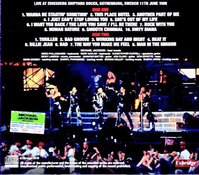 Michael Jackson マイケル・ジャクソン/Sweden 06.11.1988 Complete