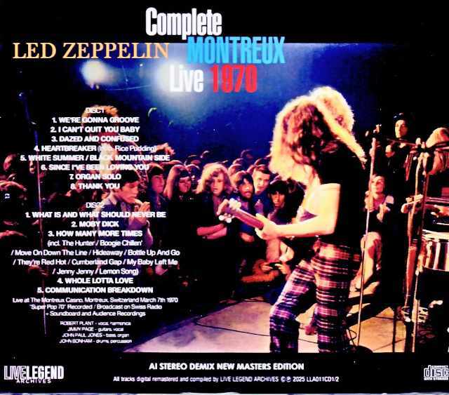 Led Zeppelin レッド・ツェッペリン/Switzerland 03.07.1970 Complete