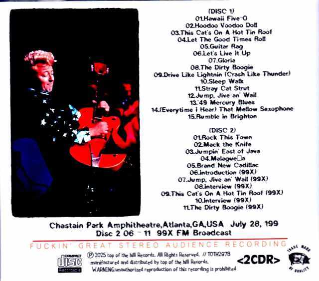 Brian Setzer Orchestra ブライアン・セッツアー/GA,USA 07.28.1999