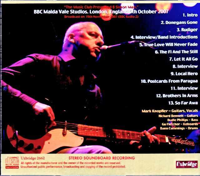 Mark Knopfler （マークノップラー）音楽CD 15枚コレクション Mark Knopfler マーク・ノップラー/London,UK 10.05.2007 Complete