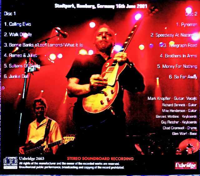 Mark Knopfler （マークノップラー）音楽CD 15枚コレクション Mark Knopfler マーク・ノップラー/Germany 06.16.2001 FM Broadcast