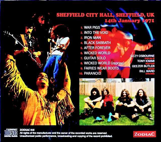 Black Sabbath ブラック・サバス/England,UK 01.14.1971 Complete Upgrade