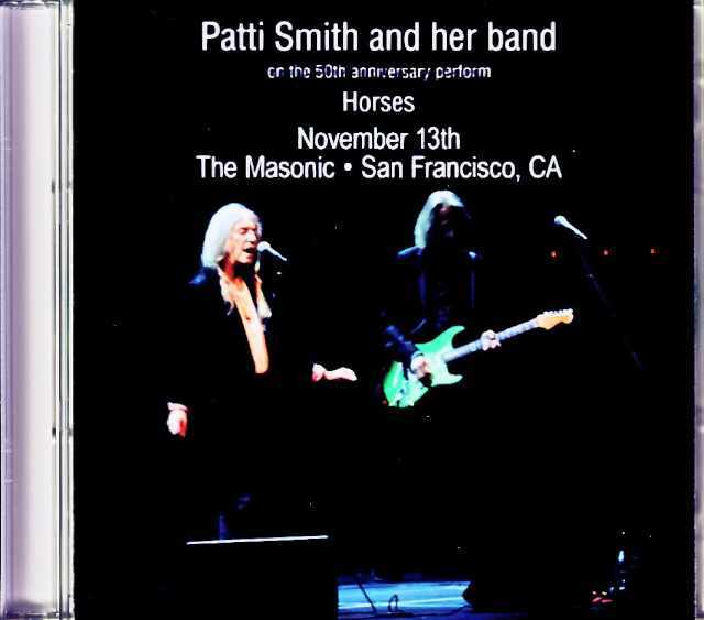Patti Smith and Her Band パティ・スミス/CA,USA 11.13.2025 Complete