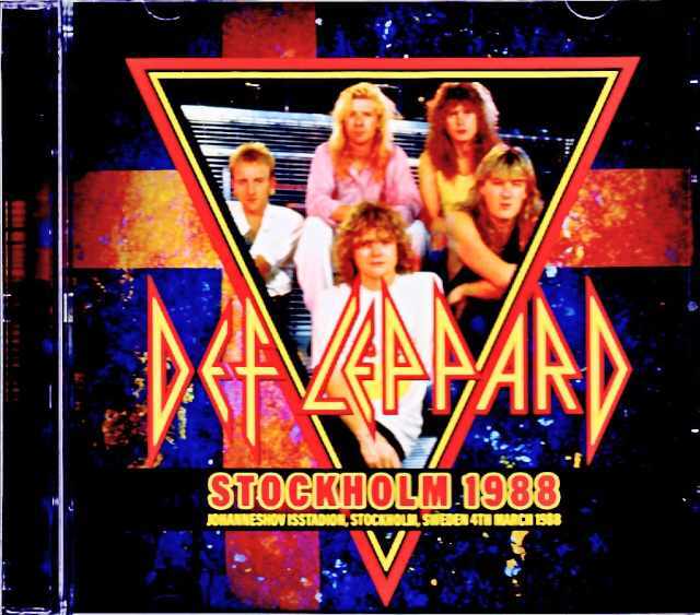 Def Leppard　Hysteric Adrenight　デフ・レパード Def Leppard デフ・レパード/Sweden 03.04.1988 Complete
