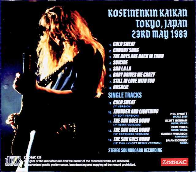 Thin Lizzy John Sykes シン・リジィ ジョン・サイクス/Tokyo,Japan