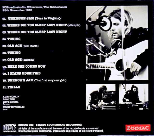 Nirvana ニルヴァーナ/Netherlands 1991 Radio Studio Sessions