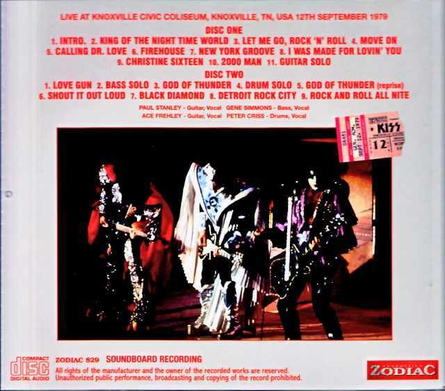 Kiss キッス/TN,USA 09.12.1979 Soundboard Edition