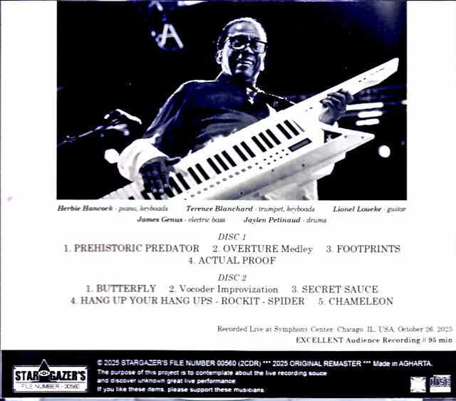 Herbie Hancock ハービー・ハンコック/IL,USA 2025