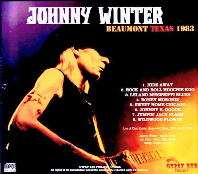 ジョニー・ウインター・アンド /レコード 極上美品！ Johnny Winter ジョニー・ウィンター/TX,USA 07.09.1983 Complete