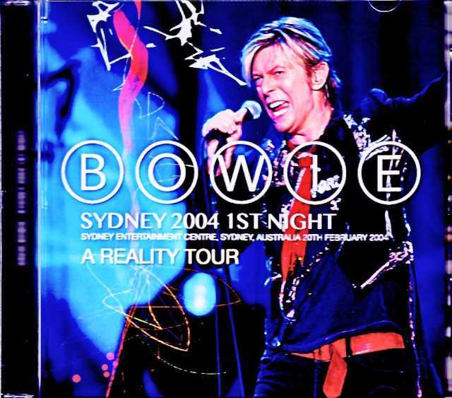 David Bowie デヴィッド・ボウイ/Australia 02.20.2004 Complete