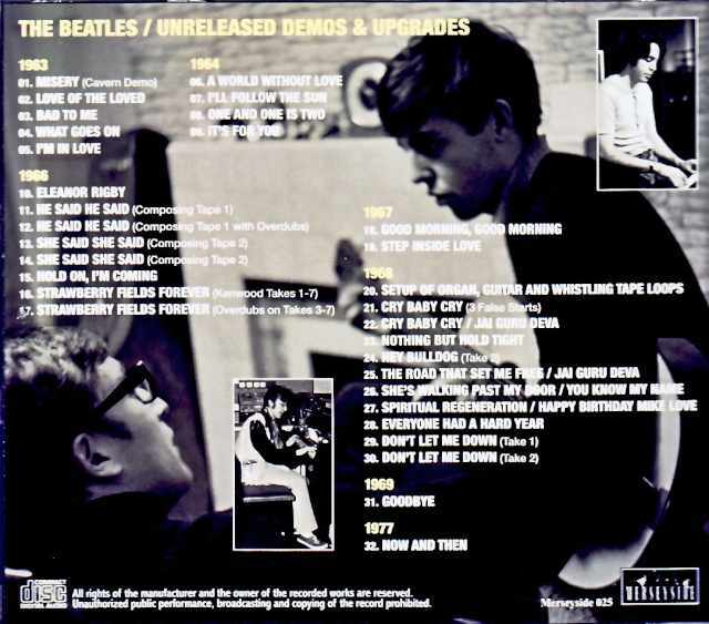 Beatles ビートルズ/Unreleased Acetate Demo Tracks 1964-1977