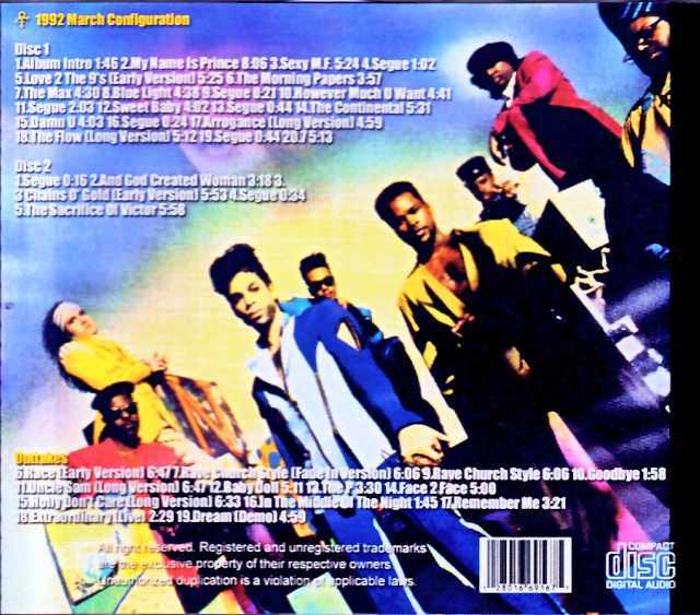 Prince プリンス/Love Symbol 1992 Configuration Vol.2