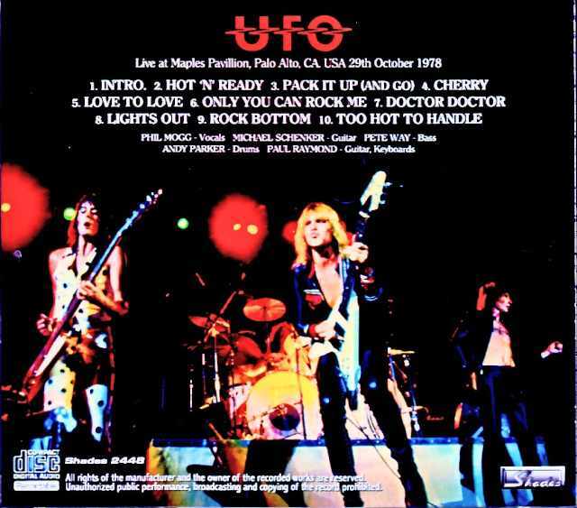 UFO Michael Schenker ユーエフオー マイケル・シェンカー/CA,USA