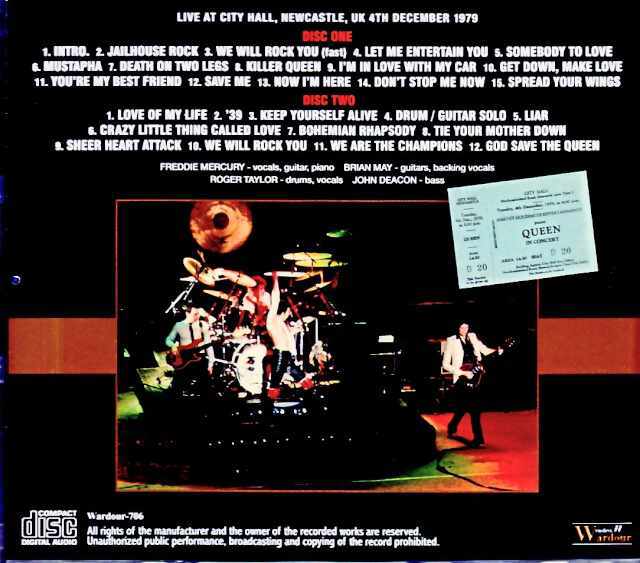Queen クィーン/England,UK 12.04.1979 Complete Remastered
