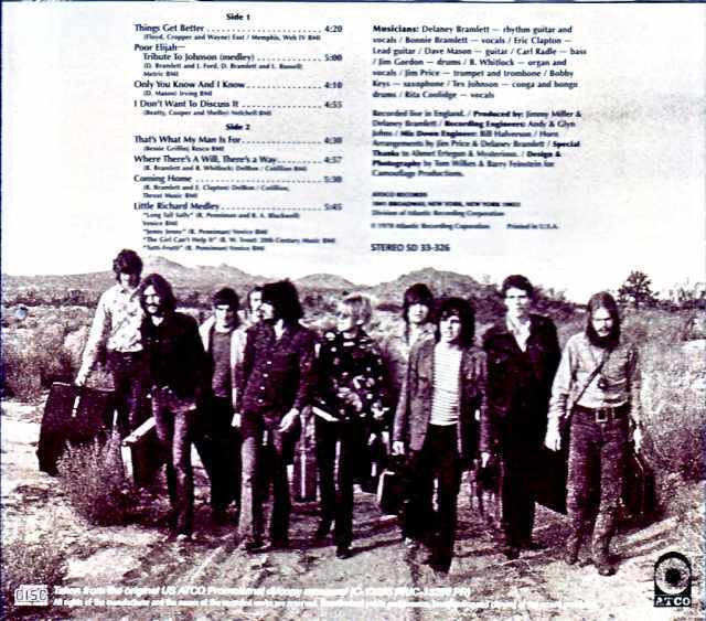 Delaney and Bonnie Eric Clapton デラニー・アンド・ボニー エリック