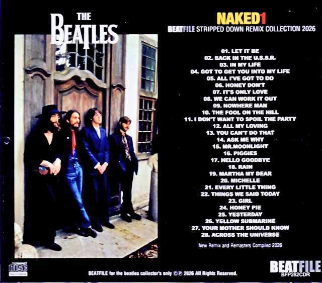 Beatles ビートルズ/Naked Stripped Down Remix Collection Vol.1