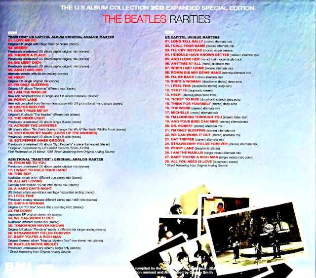 Beatles ビートルズ/レアリティーズ Rarities U.S. Album Collection