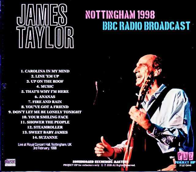 James Taylor ジェームス・テイラー/England,UK 02.03.1998 Radio