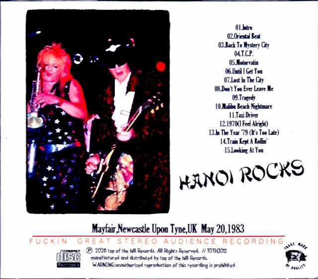 Hanoi Rocks ハノイ・ロックス/England,UK 05.20.1983