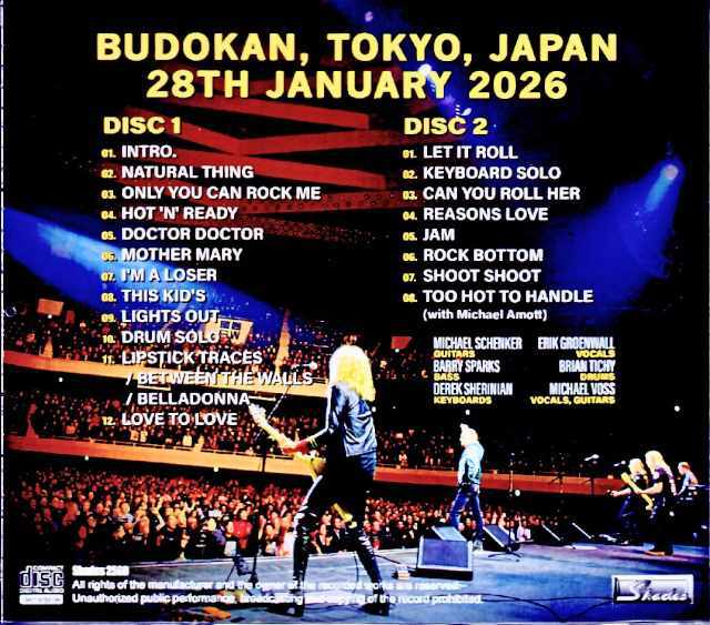 Michael Schenker マイケル・シェンカー/Tokyo,Japan 01.28.2026 Complete