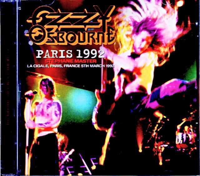 Ozzy Osbourne オジー・オズボーン/France 03.05.1992 Complete