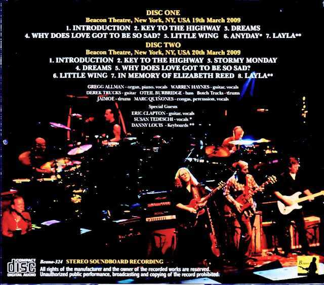 Allman Brothers Band Eric Clapton オールマン・ブラザーズ・バンド