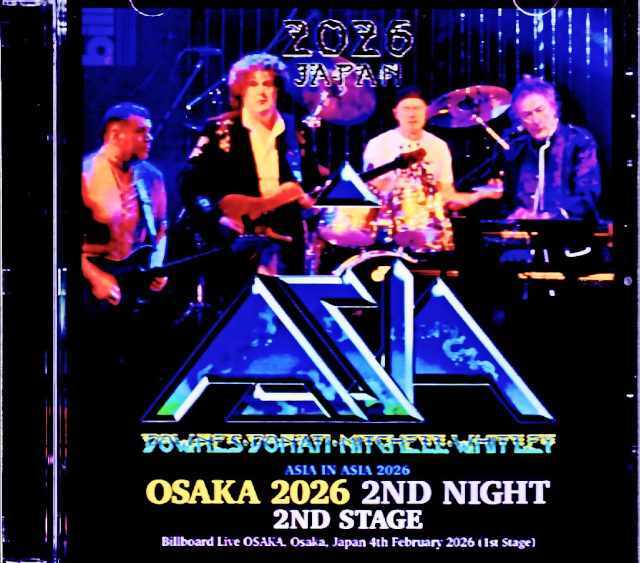 サウンド・シリーズ13  エイジア・サウンド Asia エイジア/Osaka,Japan 02.04.2026 Second Show Complete