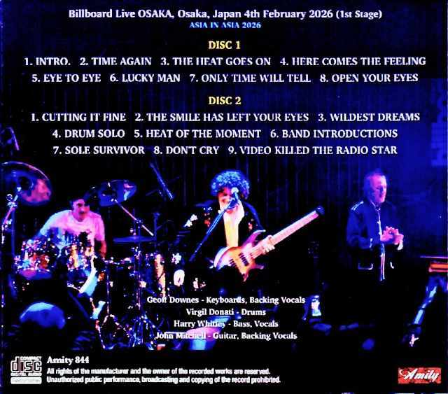 Asia エイジア/Osaka,Japan 2.4.2026 First Show Complete