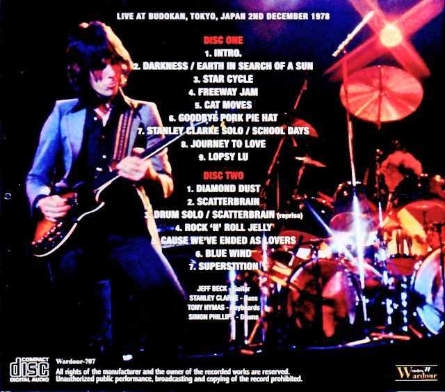 Jeff Beck Stanley Clarke ジェフ・ベック スタンリー・クラーク/Tokyo