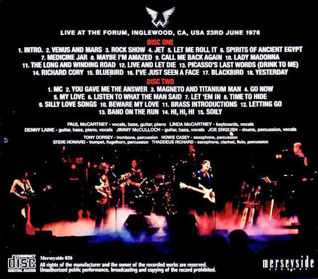 Paul McCartney Wings ポール・マッカートニー ウイングス/CA,USA