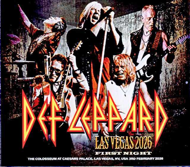 Def Leppard デフ・レパード/NV,USA 02.03.2026 S & V Complete