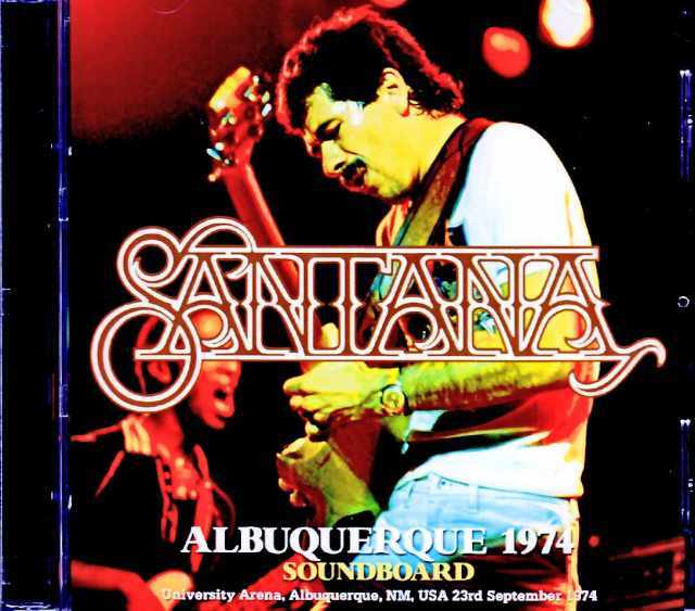 Santana/サンタナ 1995 ビンテージポスター Santana サンタナ/NM,USA 09.23.1974 Soundboard Edition