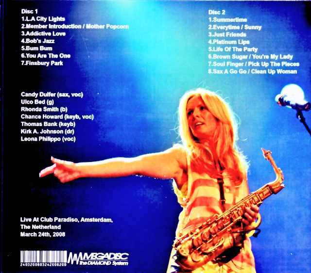 Candy Dulfer キャンディ・ダルファー/Netherlands 03.24.2008