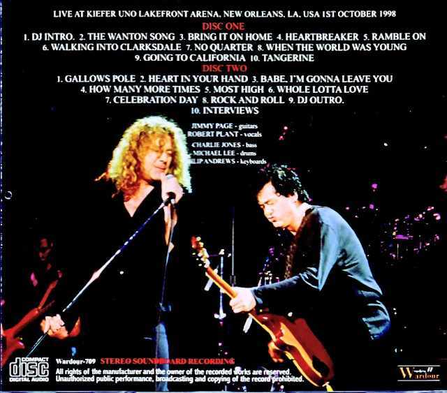 Jimmy Page Robert Plant ジミー・ペイジ ロバート・プラント/LA,USA
