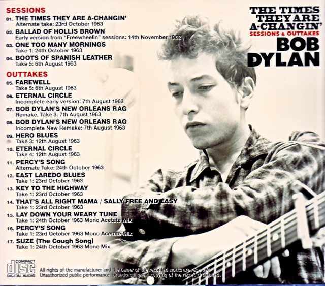 Bob Dylan ボブ・ディラン/Sessions and Outtakes Upgrade