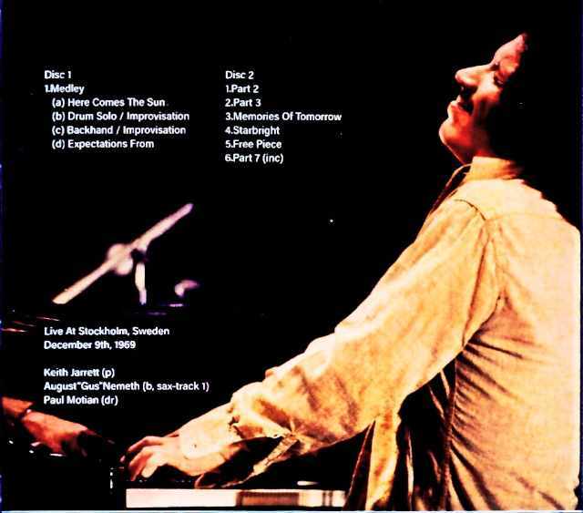 Keith Jarrett Trio キース・ジャレット/Sweden 12.09.1969 Complete