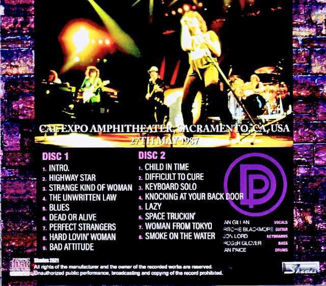Deep Purple ディープ・パープル/CA,USA 05.27.1987 Complete