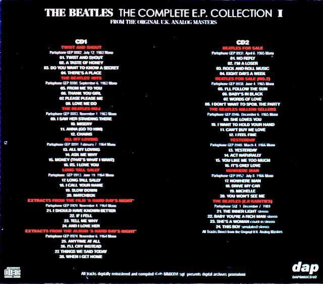 Beatles ビートルズ/Complete E.P. Collection Original UK Analog