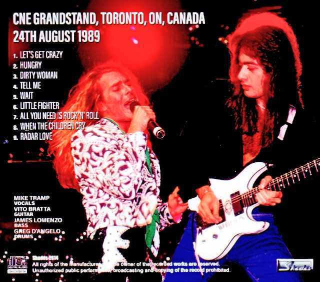 White Lion ホワイト・ライオン/Canada 08.24.1989 Complete