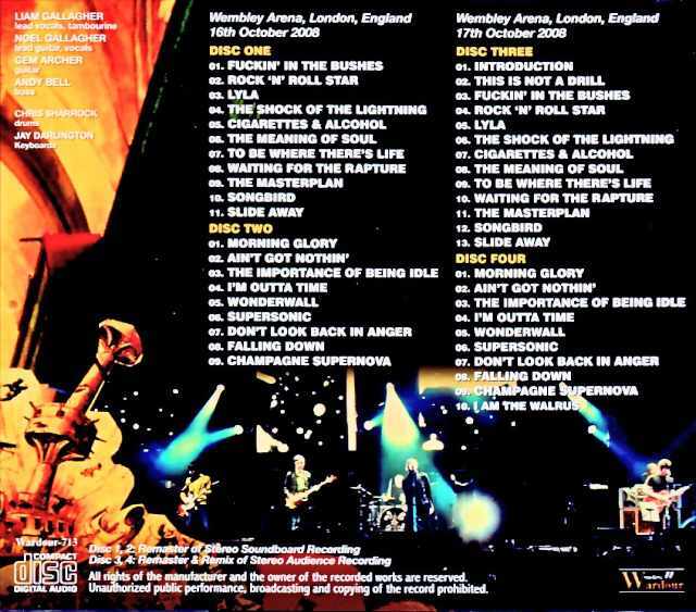 Oasis オアシス/London,UK 2008 2Days Complete Remaster of Stereo