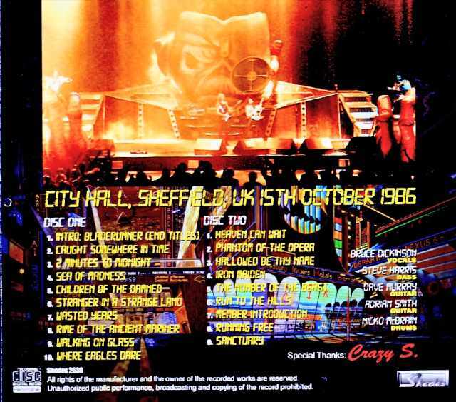 Iron Maiden アイアン・メイデン/England,UK 10.15.1986 Complete Upgrade