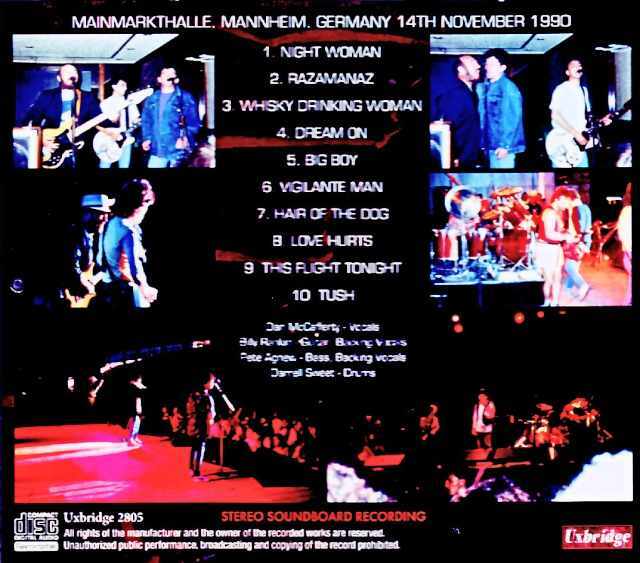 Nazareth ナザレス/Germany 11.14.1990 Soundboard Edition