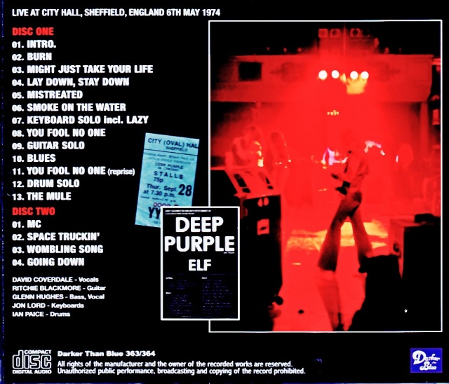 Deep Purple ディープ・パープル/England,UK 05.06.1974 Remastered