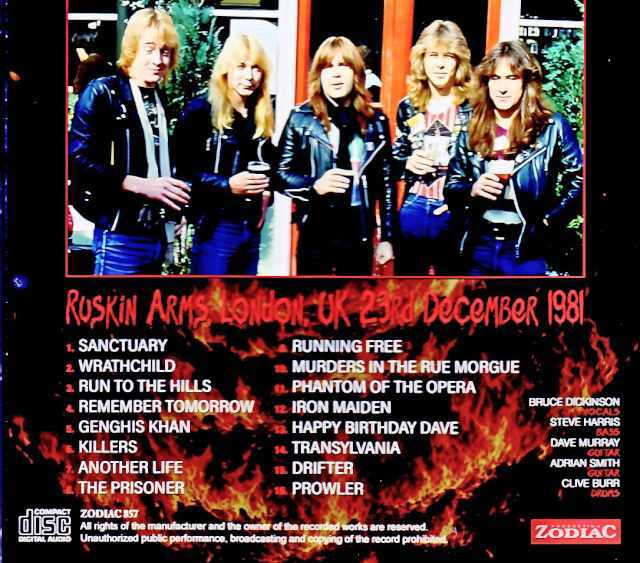 Iron Maiden アイアン・メイデン/London,UK 12.23.1981 Complete Upgrade