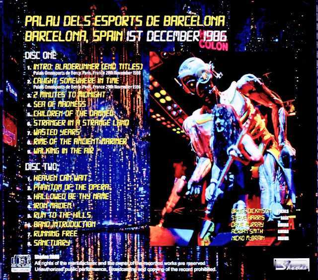 アイアン・メイデン DVD7点 初回生産国内盤 Iron Maiden アイアン・メイデン/Spain 12.01.1986 Complete