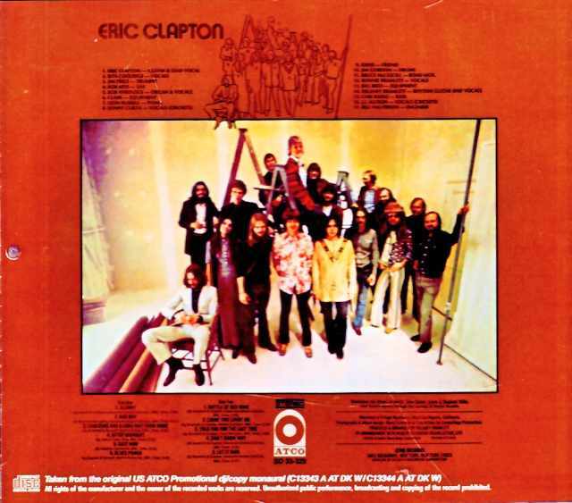 Eric Clapton エリック・クラプトン/First Album US Promotional DJ
