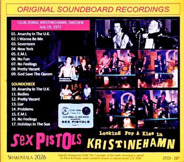 Sex Pistols セックス・ピストルズ/クリスティーネハムン公演 Sweden