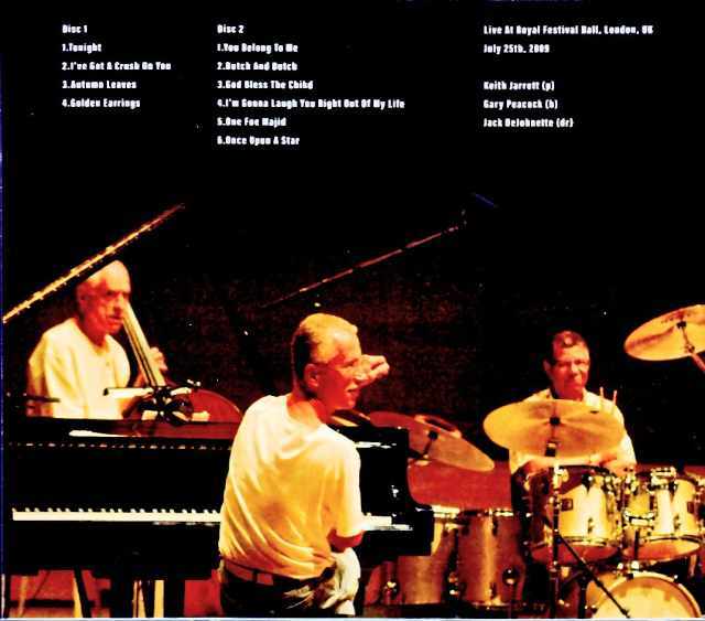 Keith Jarrett Trio キース・ジャレット/London,UK 07.25.2009