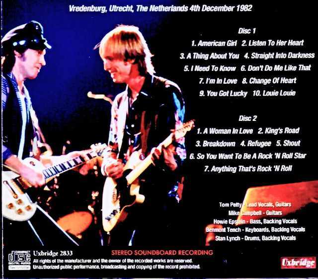 Tom Petty and the Heartbreakers トム・ペティ/Netherlands 12.04