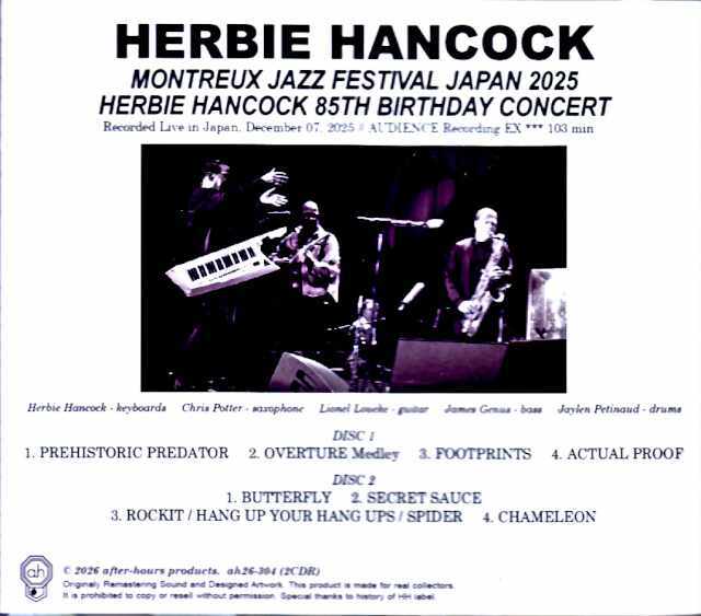 Herbie Hancock Chris Potter ハービー・ハンコック クリス・ポッター